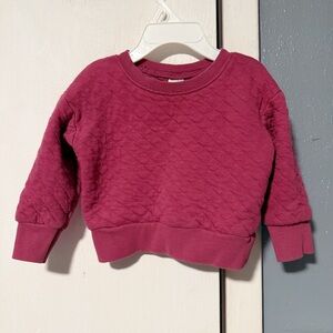 Carter’s Quilted Baby Sweatshirt - Maroon